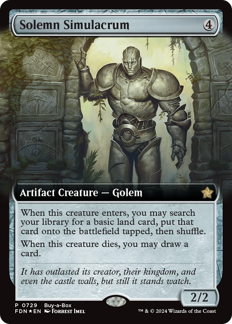 Simulacre solennel — Foundations — Magic: The Gathering