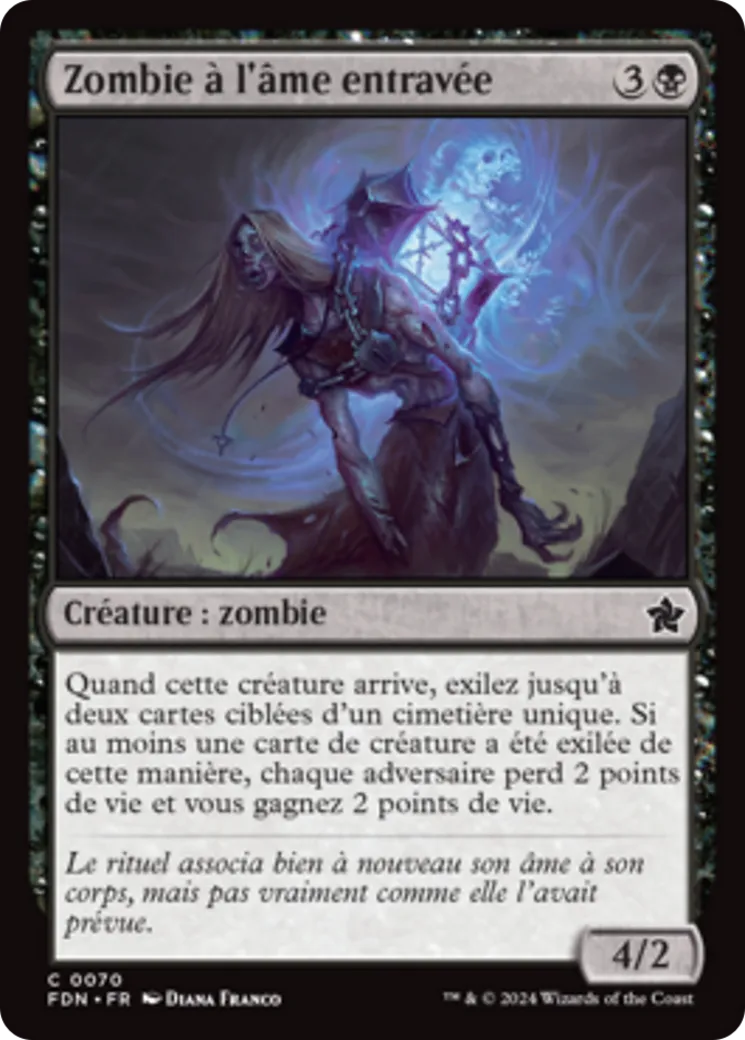 Zombie à l'âme entravée — Foundations — Magic: The Gathering