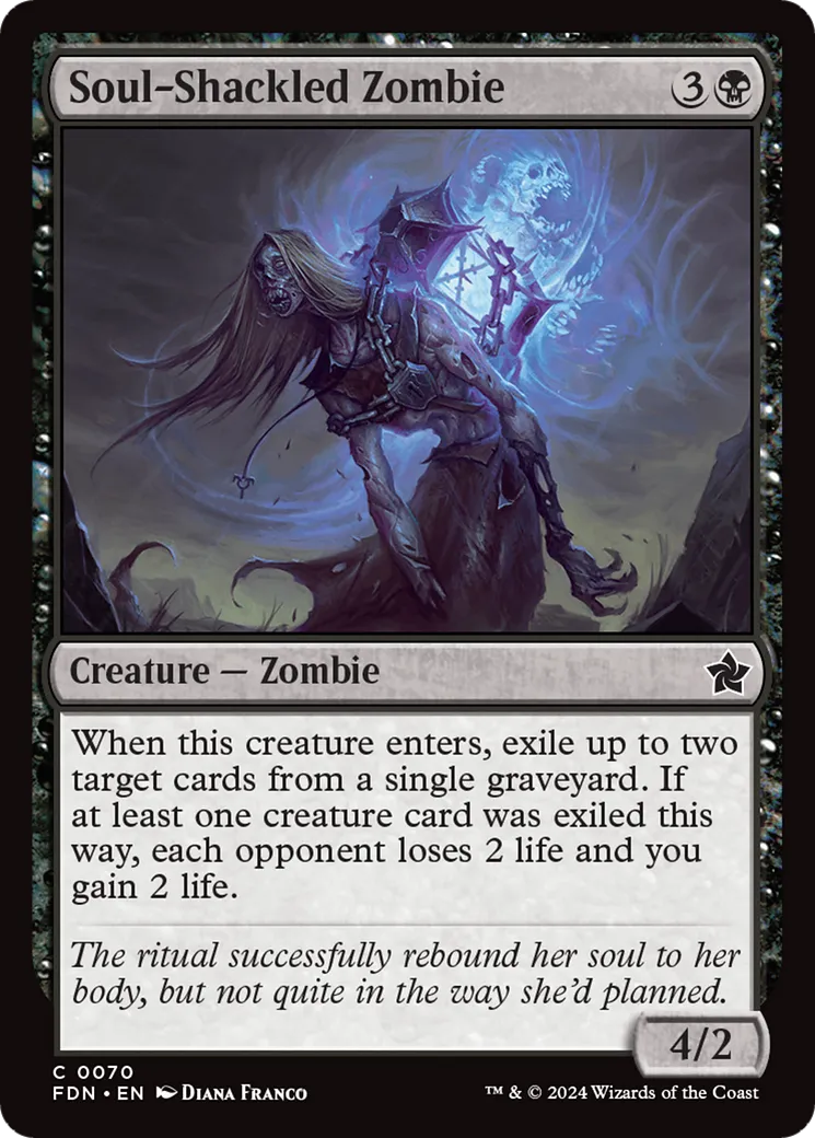 Zombie à l'âme entravée — Foundations — Magic: The Gathering