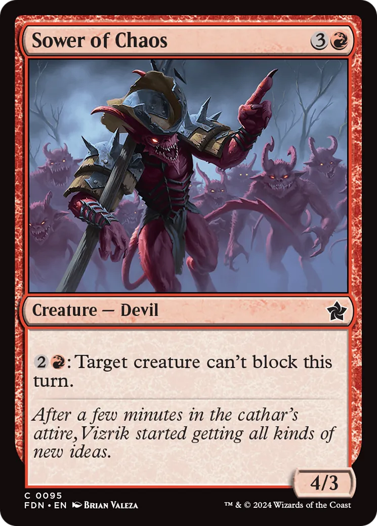 Semeur de chaos — Foundations — Magic: The Gathering
