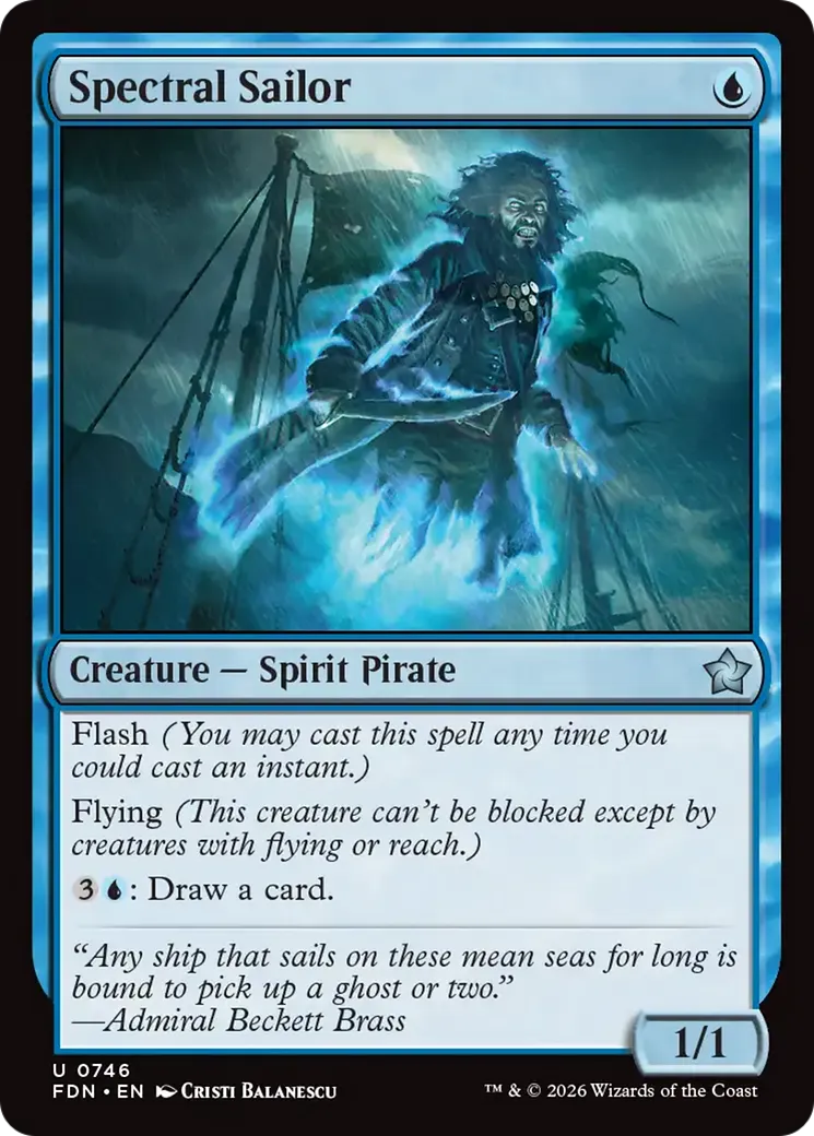 Marin spectral — Foundations — Magic: The Gathering