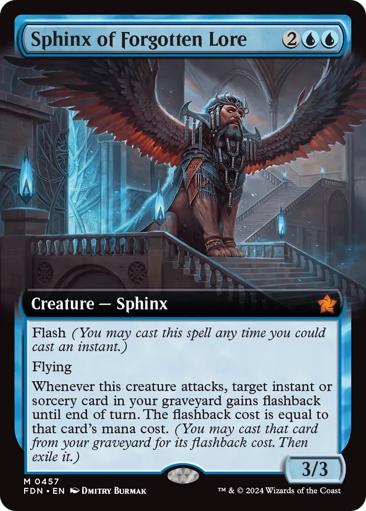 Sphinx of Forgotten Lore — Foundations — Magic: The Gathering