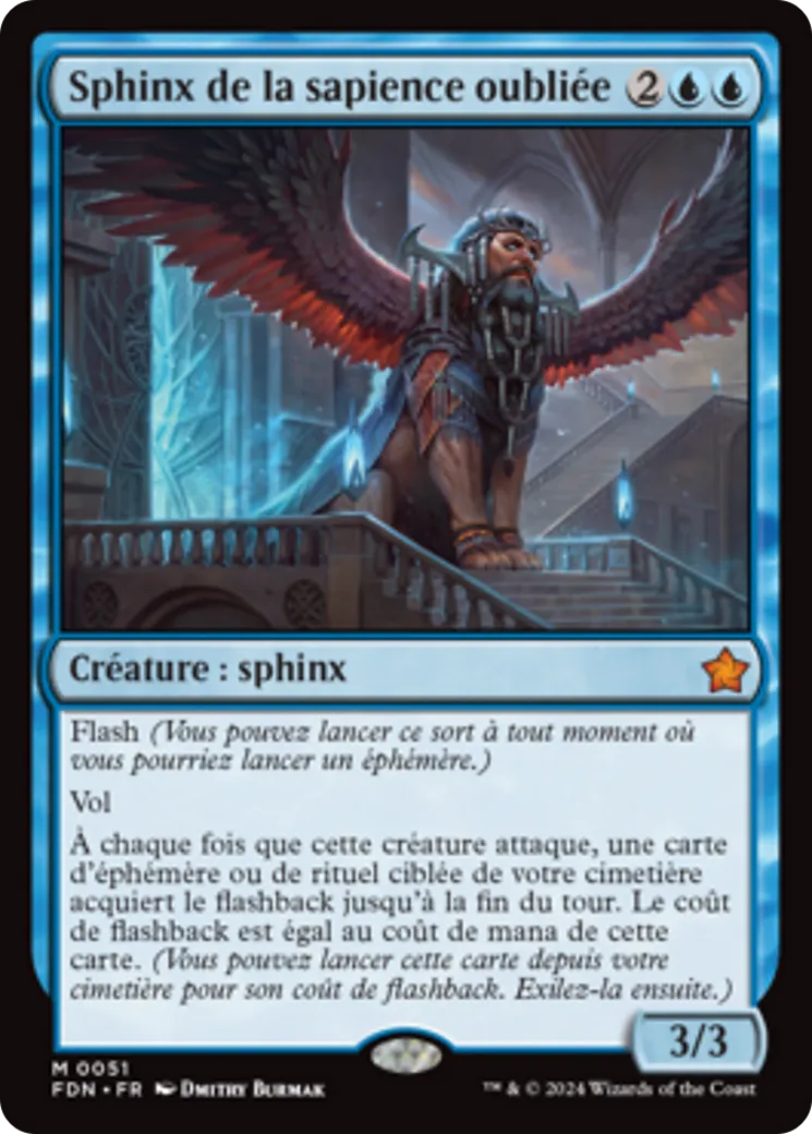 Sphinx de la sapience oubliée — Foundations — Magic: The Gathering