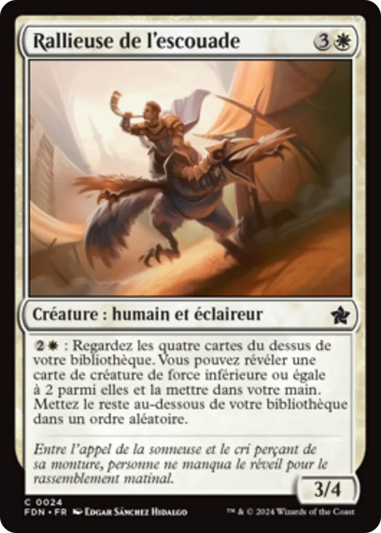 Rallieuse de l'escouade — Foundations — Magic: The Gathering