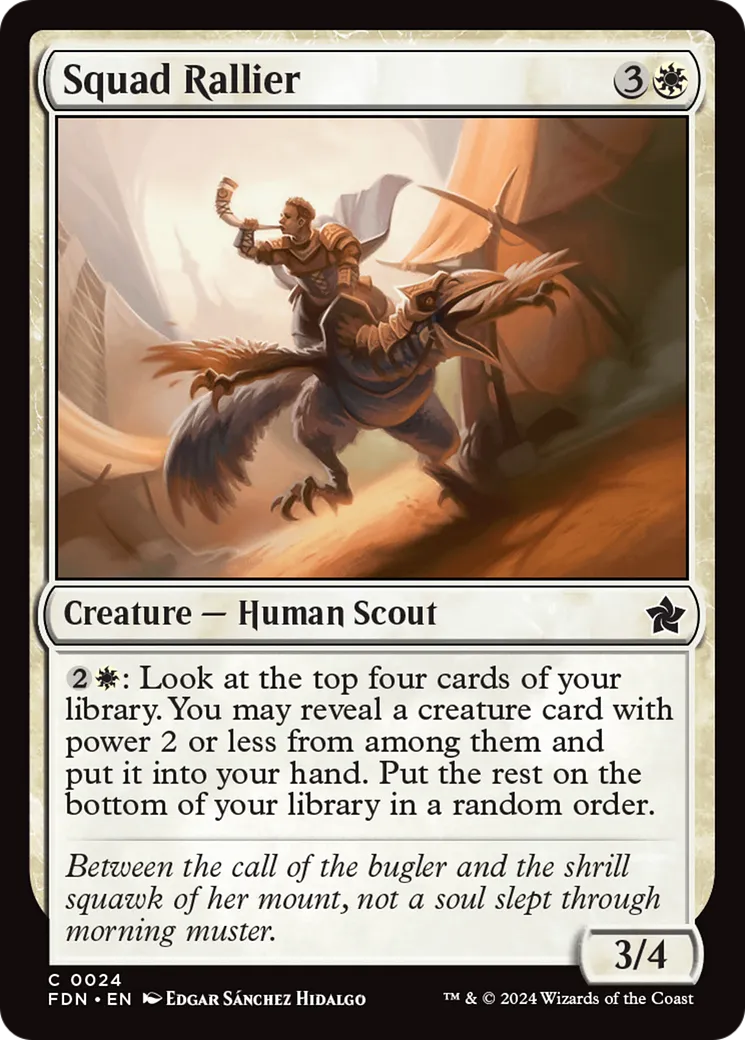 Squad Rallier — Foundations — Magic: The Gathering