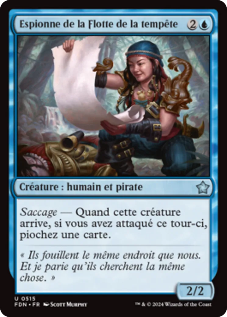 Espionne de la Flotte de la tempête — Foundations — Magic: The Gathering