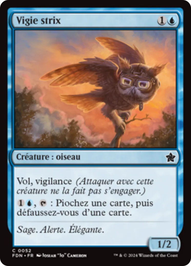 Vigie strix — Foundations — Magic: The Gathering