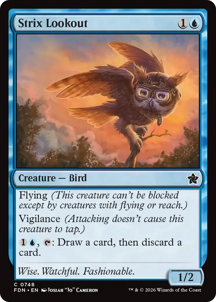 Vigie strix — Foundations — Magic: The Gathering
