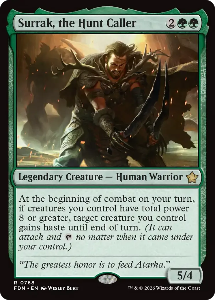 Surrak, le Grand veneur — Foundations — Magic: The Gathering