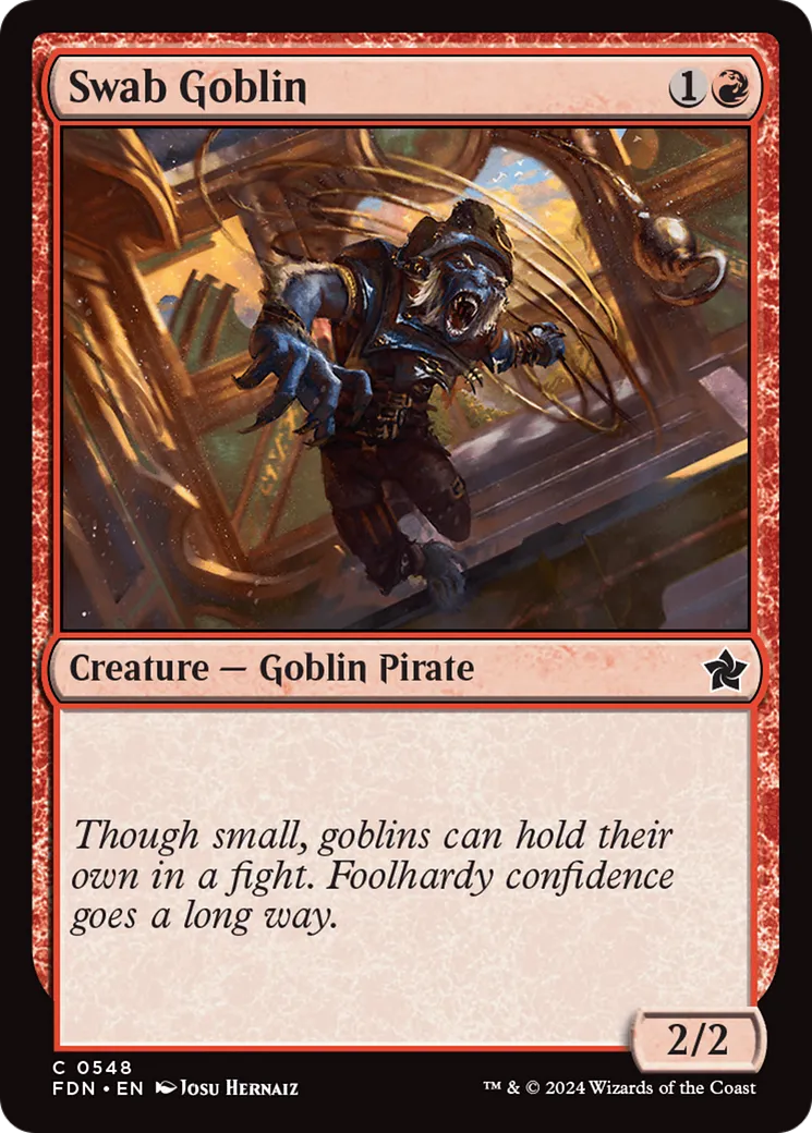 Swab Goblin — Foundations — Magic: The Gathering