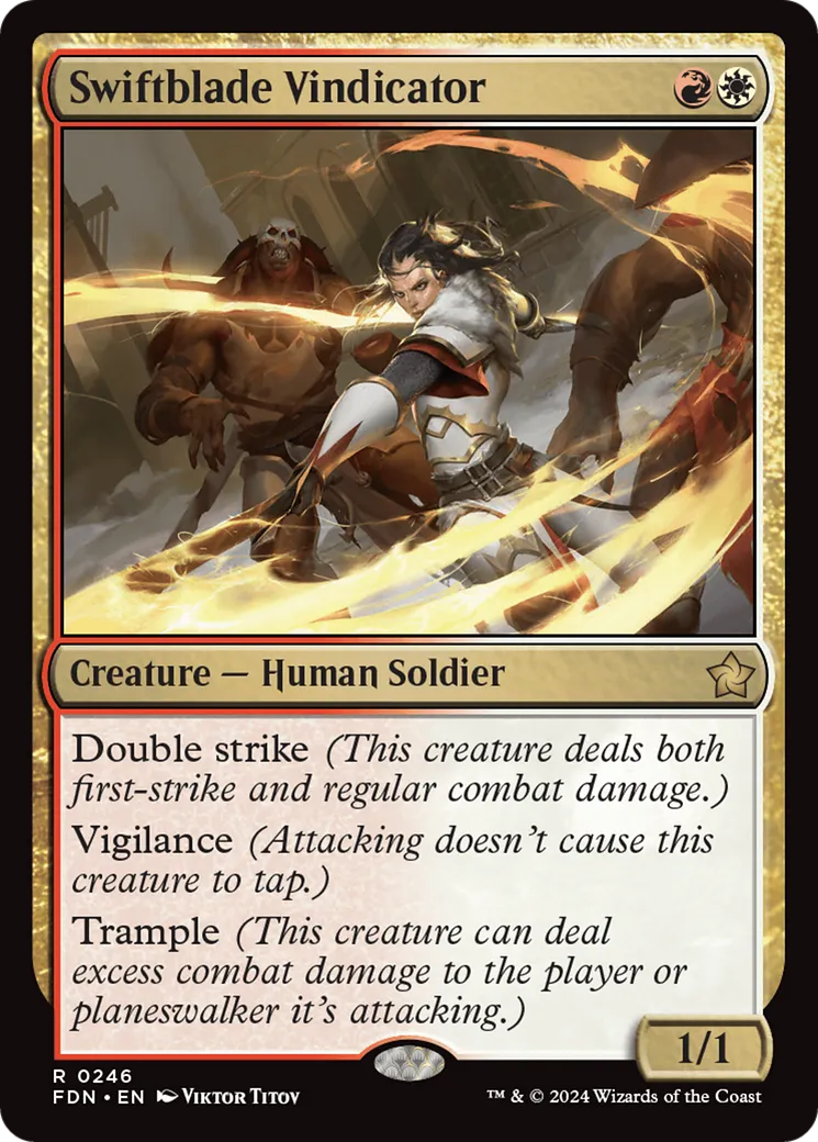 Justificatrice filelame — Foundations — Magic: The Gathering