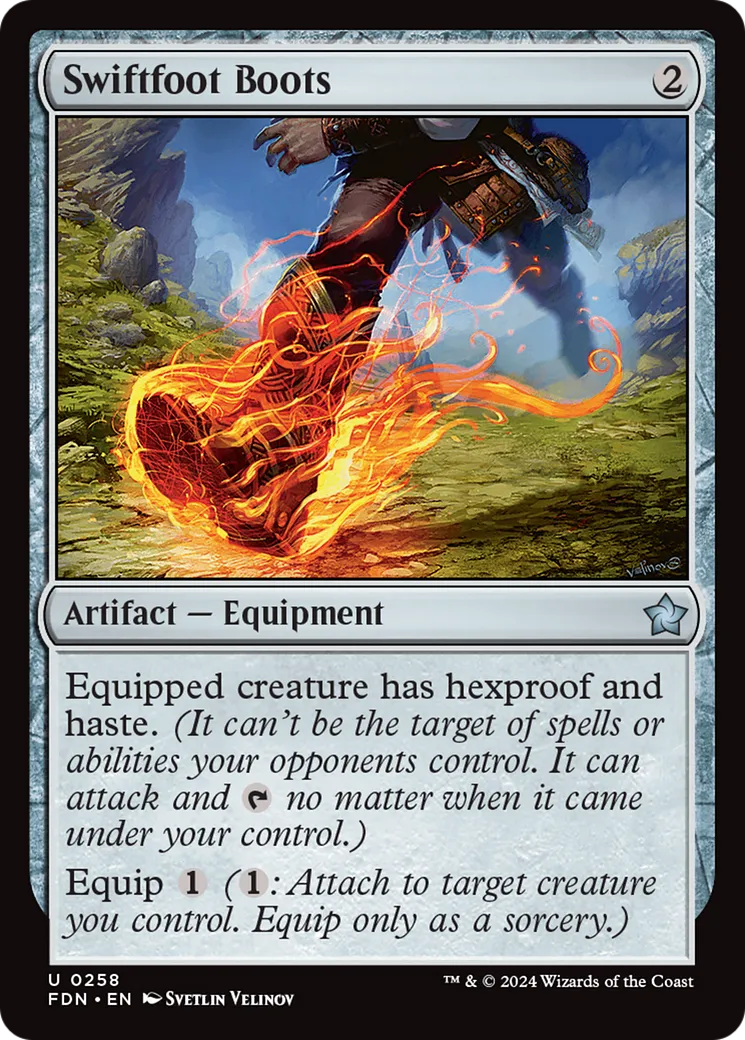 Swiftfoot Boots — Foundations — Magic: The Gathering