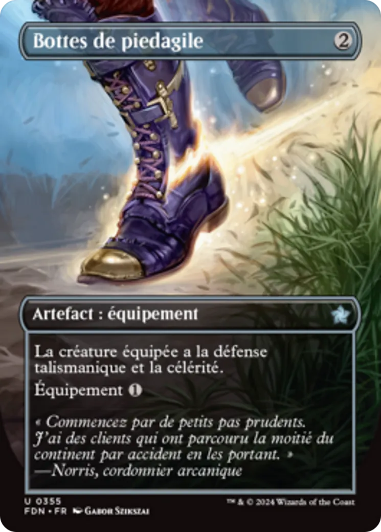 Bottes de piedagile — Foundations — Magic: The Gathering