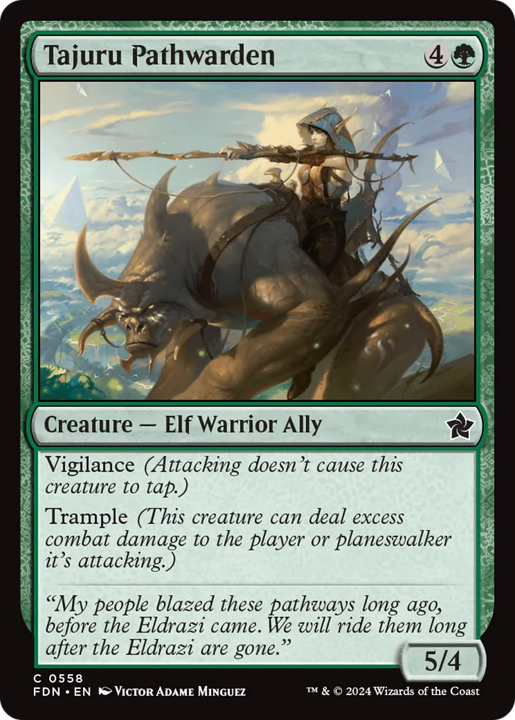 Tajuru Pathwarden — Foundations — Magic: The Gathering