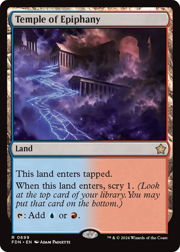 Temple de la révélation — Foundations — Magic: The Gathering