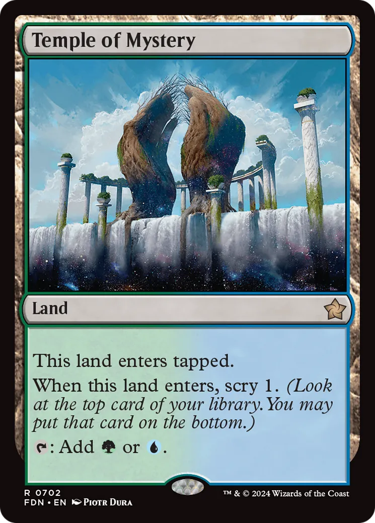 Temple du mystère — Foundations — Magic: The Gathering
