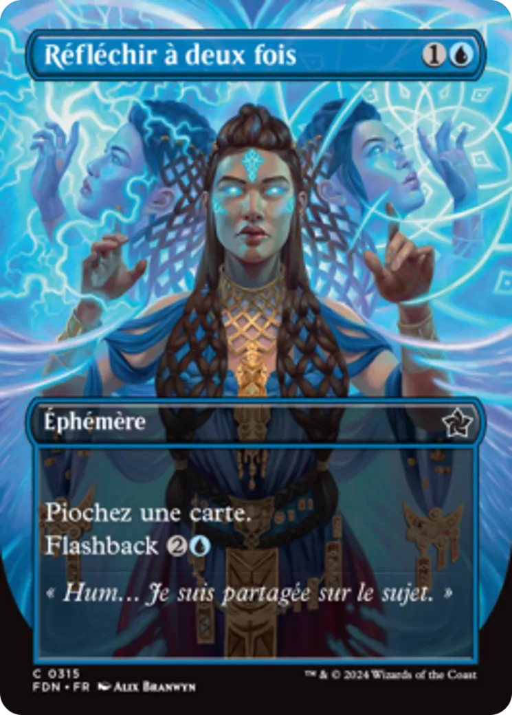 Réfléchir à deux fois — Foundations — Magic: The Gathering