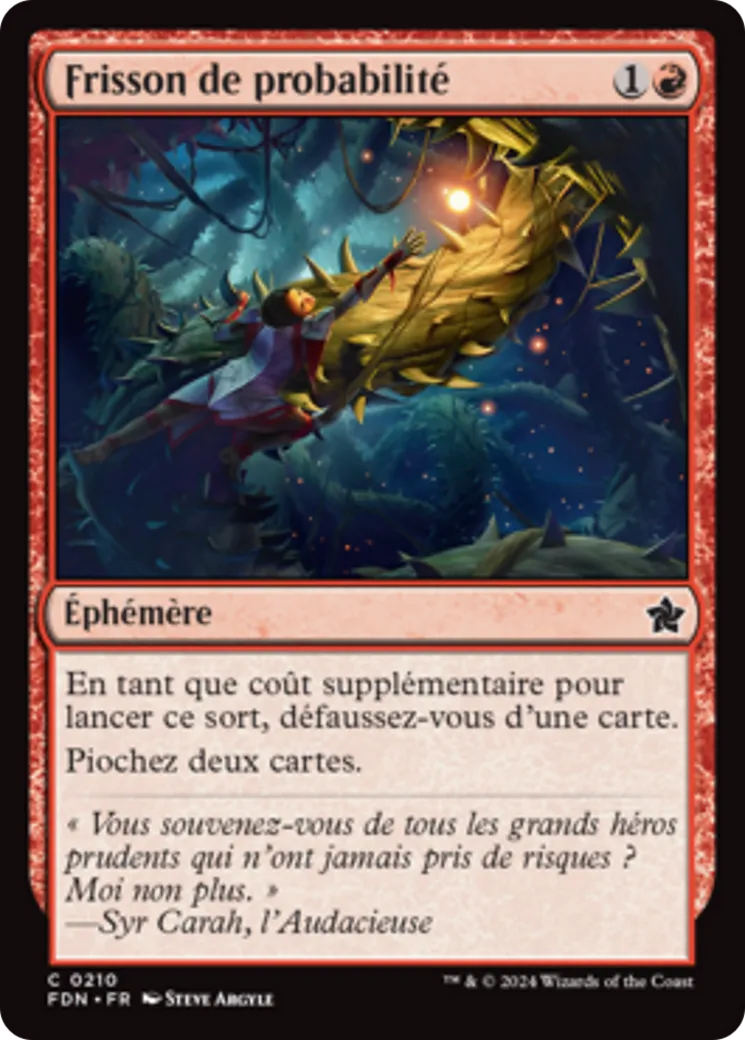 Frisson de probabilité — Foundations — Magic: The Gathering