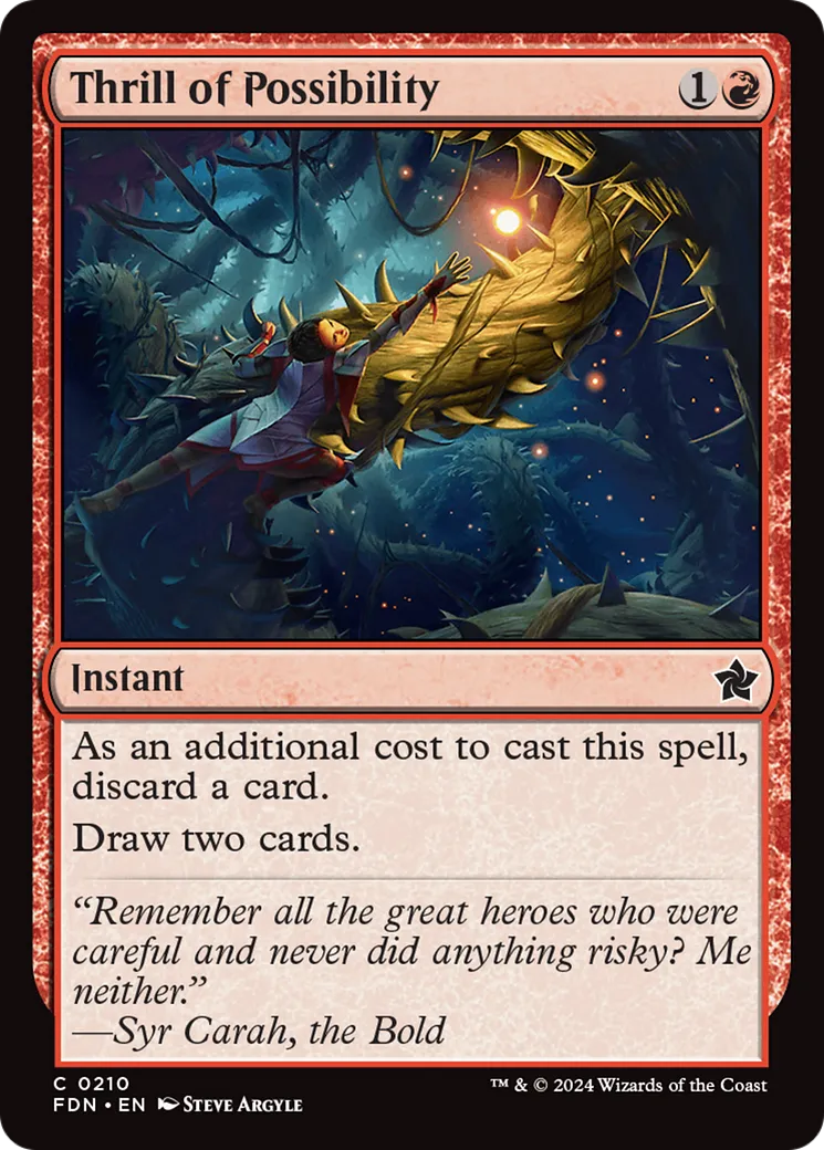 Thrill of Possibility — Foundations — Magic: The Gathering