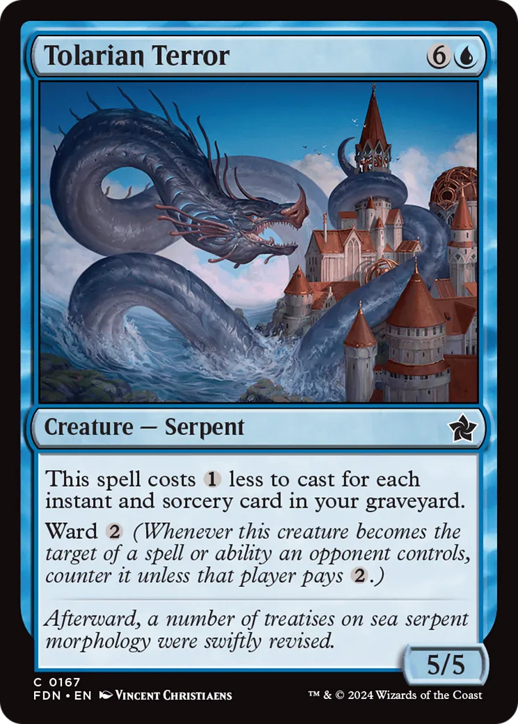 Tolarian Terror — Foundations — Magic: The Gathering