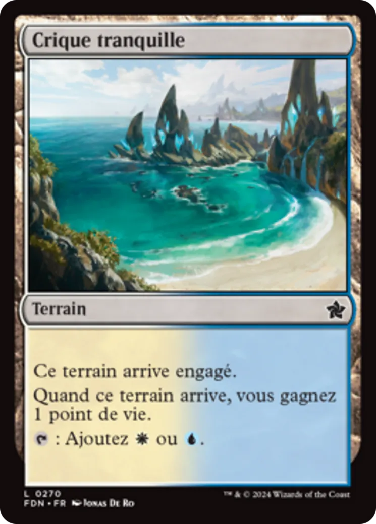 Crique tranquille — Foundations — Magic: The Gathering