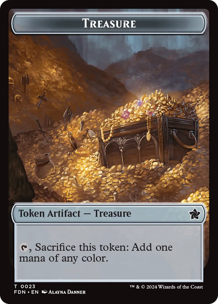 Treasure — Foundations — Magic: The Gathering