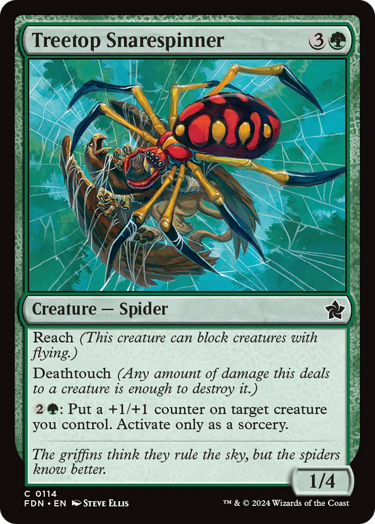 Fileuse de collet arboricole — Foundations — Magic: The Gathering