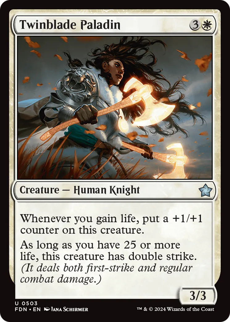 Paladine jumelame — Foundations — Magic: The Gathering