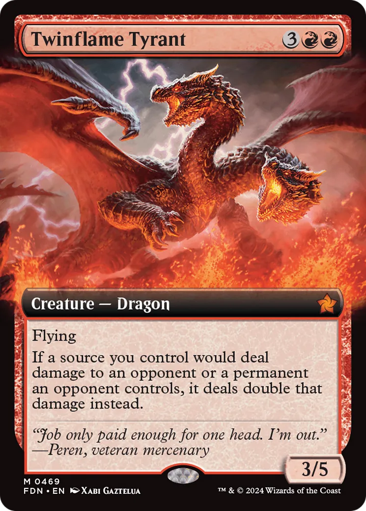Twinflame Tyrant — Foundations — Magic: The Gathering