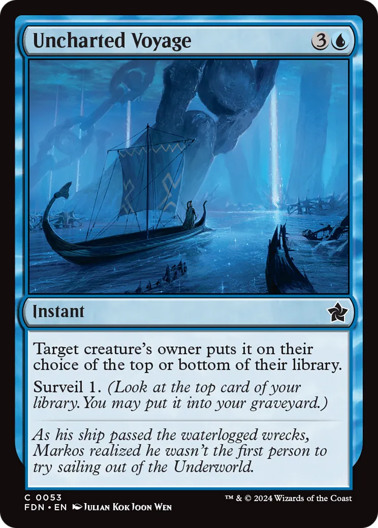 Uncharted Voyage — Foundations — Magic: The Gathering