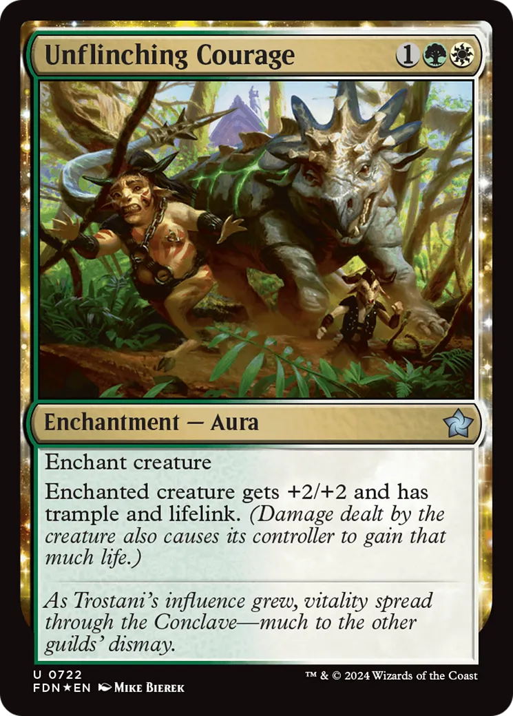 Unflinching Courage from Foundations - Magic: The Gathering