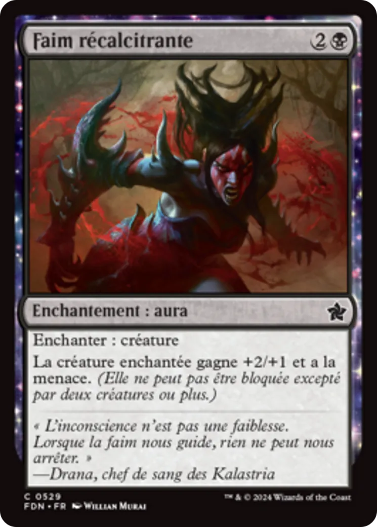 Faim récalcitrante — Foundations — Magic: The Gathering
