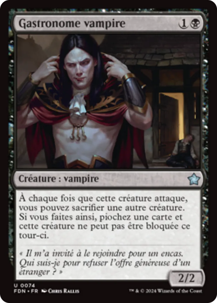 Gastronome vampire — Foundations — Magic: The Gathering