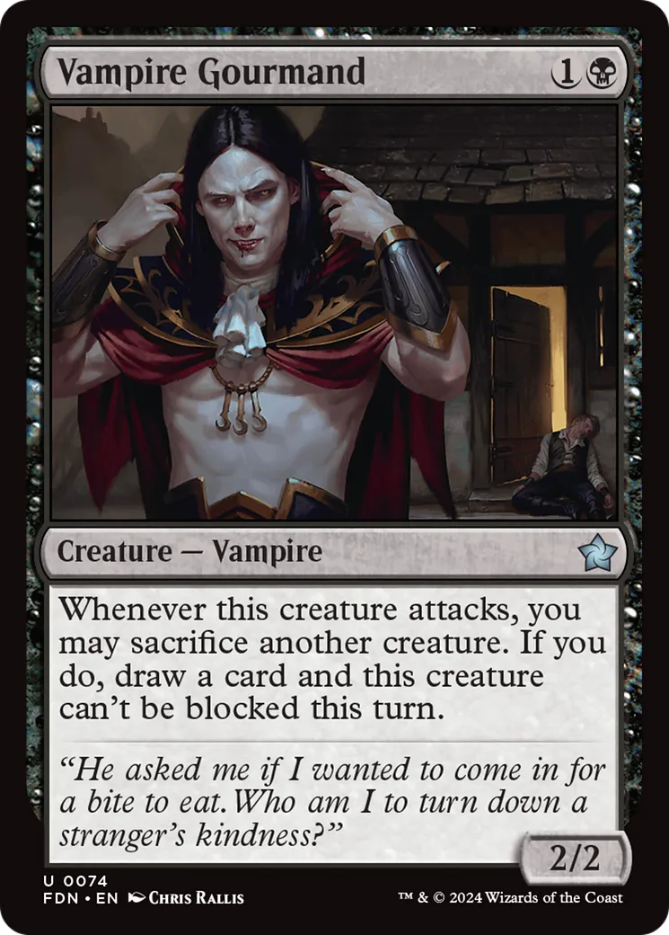 Gastronome vampire — Foundations — Magic: The Gathering
