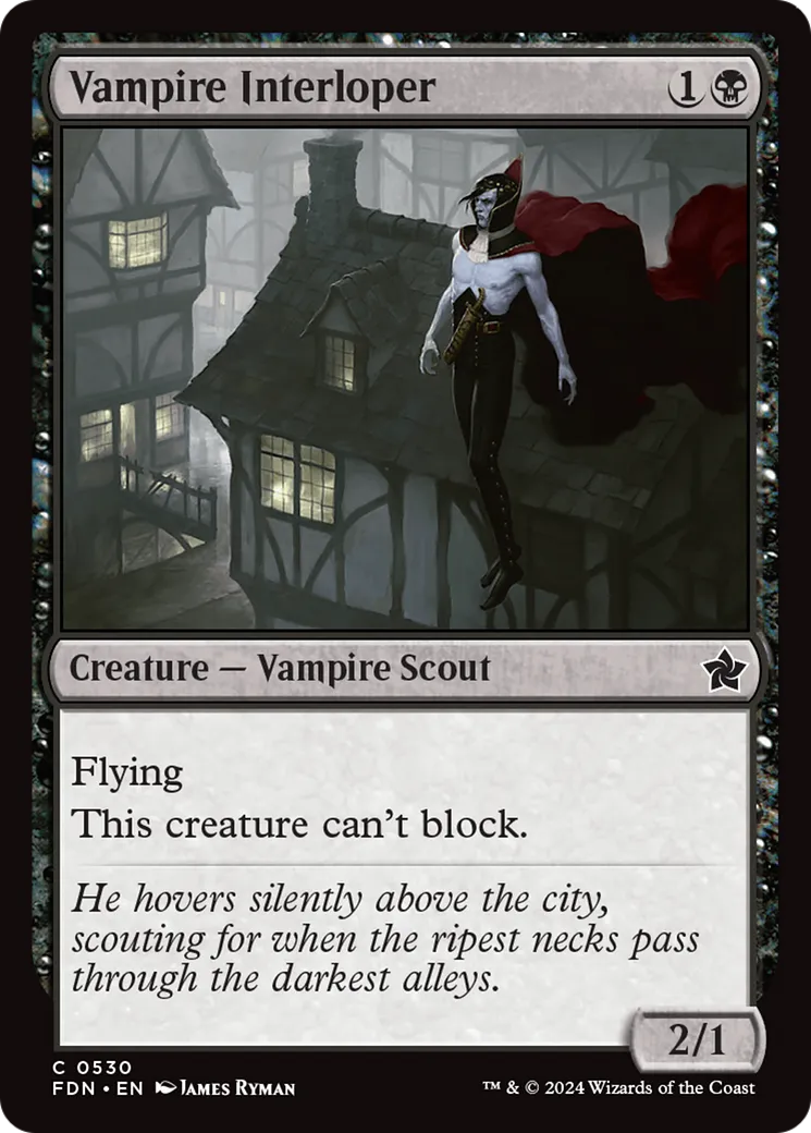 Intrus vampire — Foundations — Magic: The Gathering
