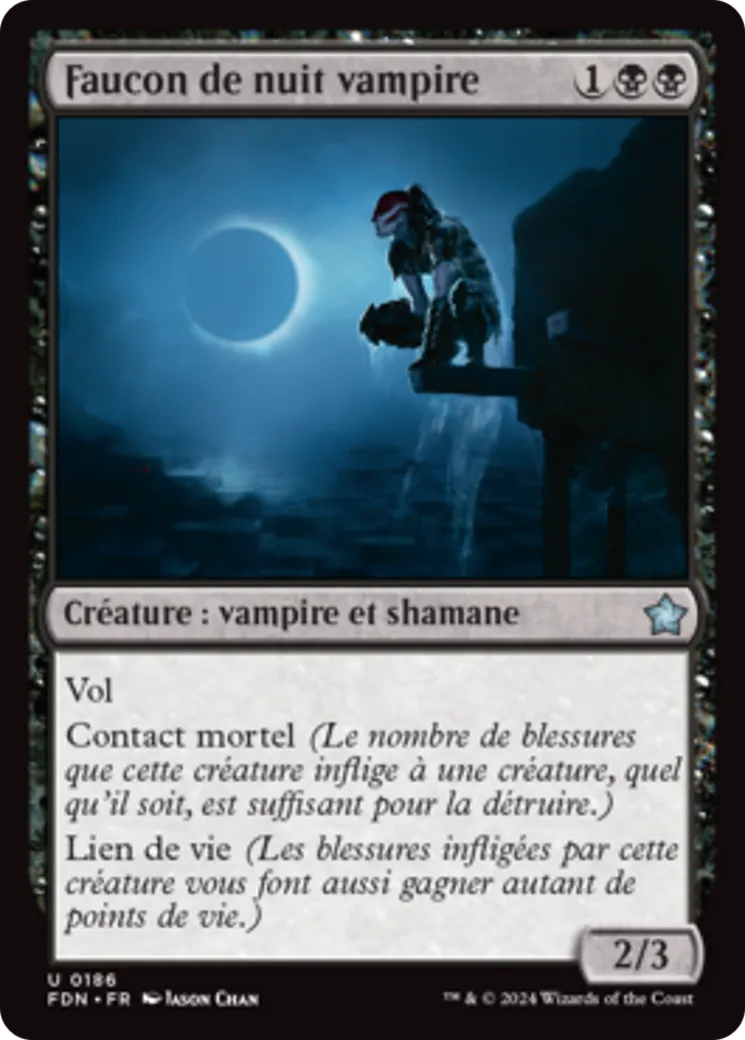 Faucon de nuit vampire — Foundations — Magic: The Gathering