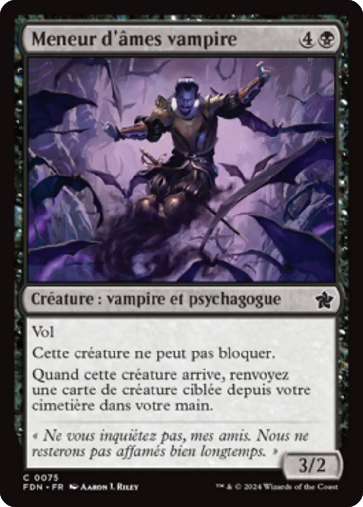 Meneur d'âmes vampire — Foundations — Magic: The Gathering