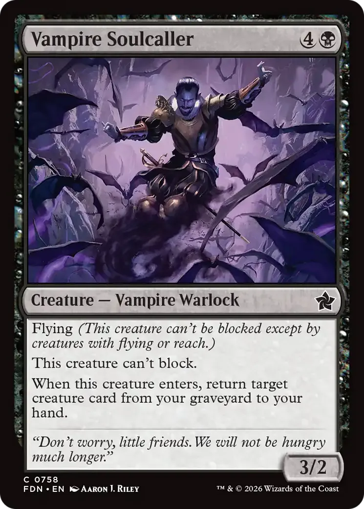 Meneur d'âmes vampire — Foundations — Magic: The Gathering