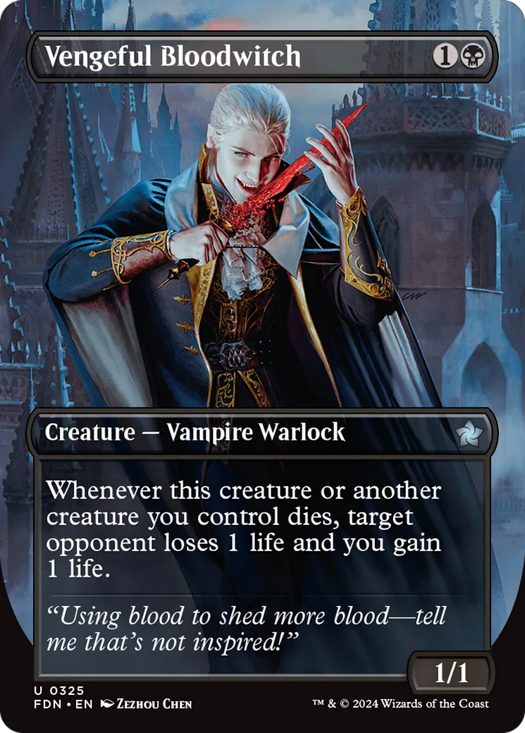 Sorcier de sang vengeur — Foundations — Magic: The Gathering