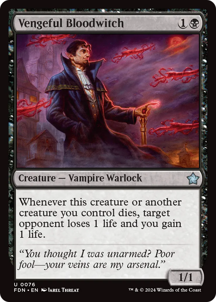 Vengeful Bloodwitch — Foundations — Magic: The Gathering