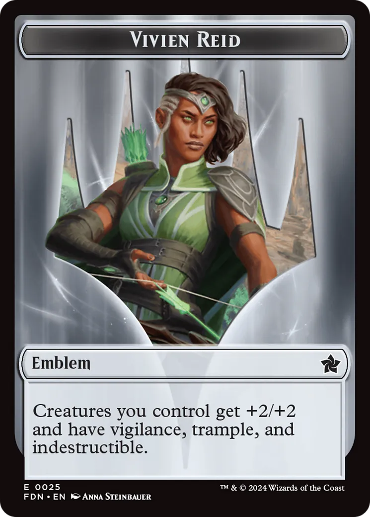 Vivien Reid Emblem — Foundations — Magic: The Gathering