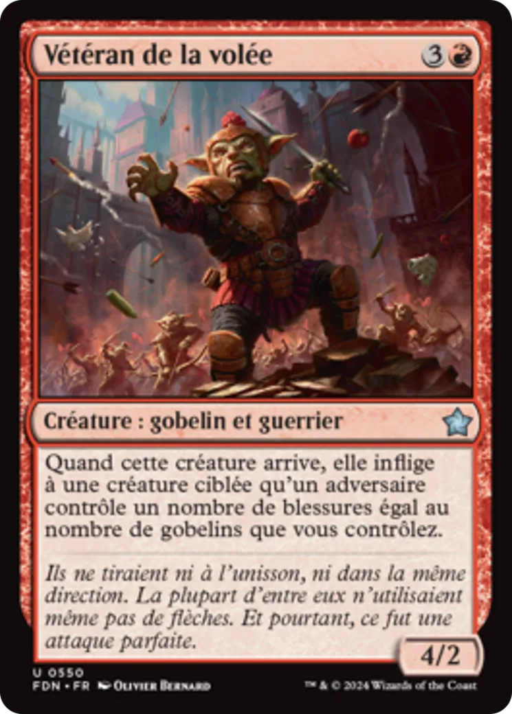 Vétéran de la volée — Foundations — Magic: The Gathering