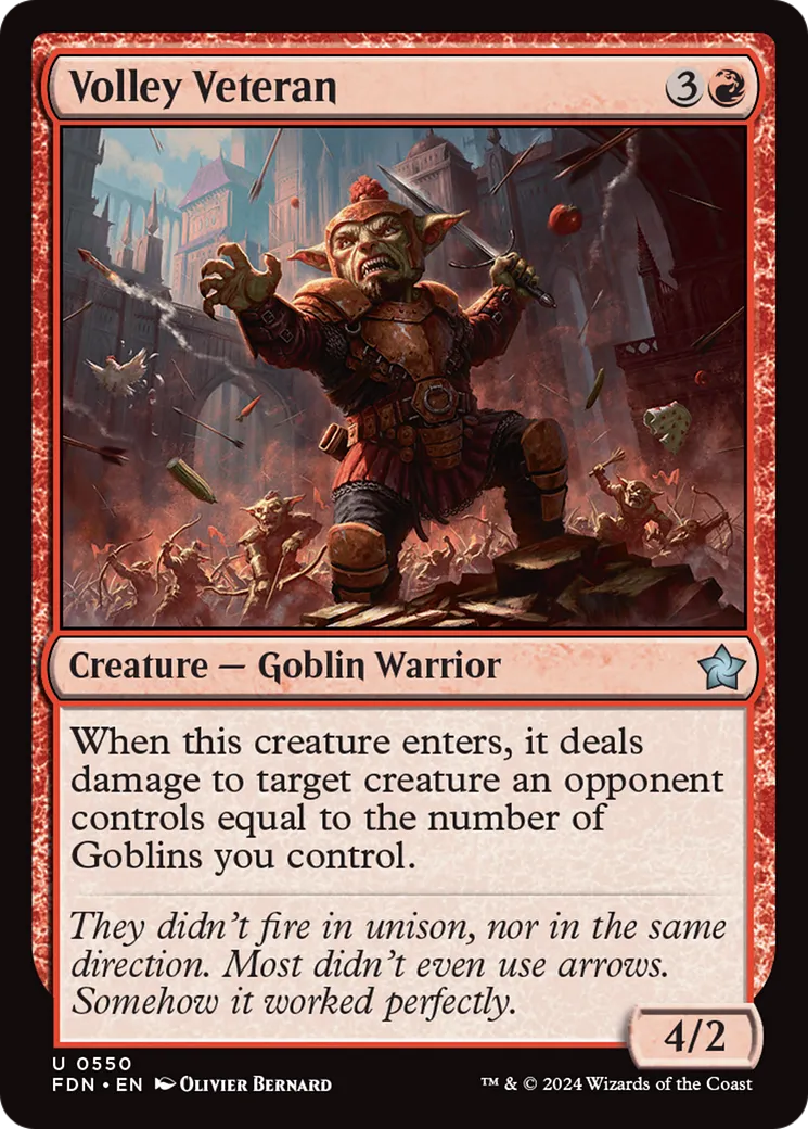 Vétéran de la volée — Foundations — Magic: The Gathering