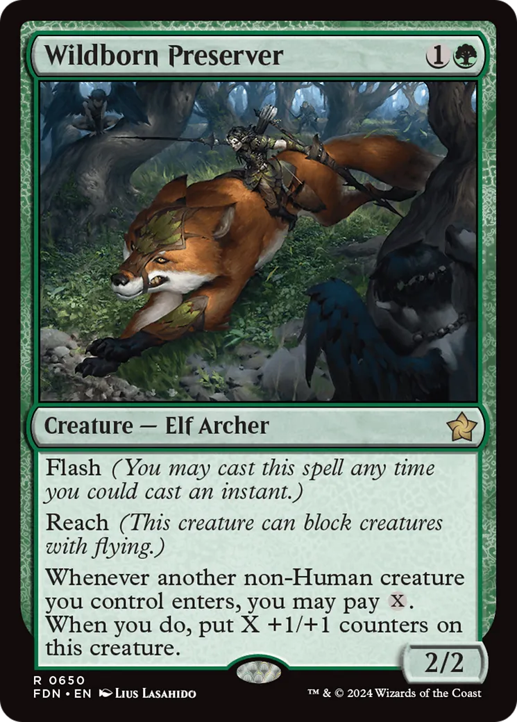 Préservateur né des friches — Foundations — Magic: The Gathering