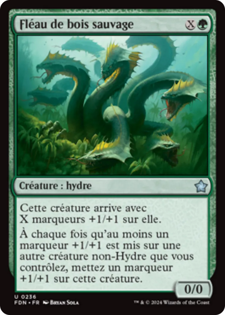 Fléau de bois sauvage — Foundations — Magic: The Gathering