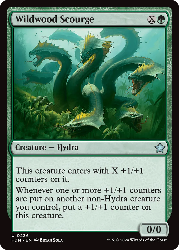 Fléau de bois sauvage — Foundations — Magic: The Gathering