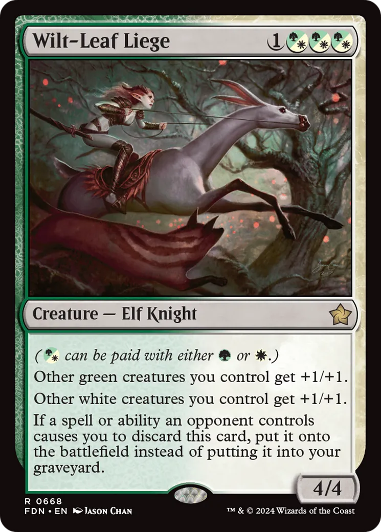 Noble féale de Feuilleterne — Foundations — Magic: The Gathering