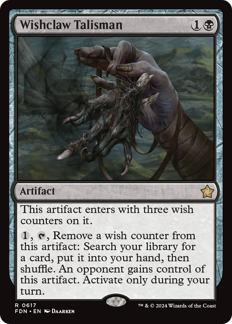 Wishclaw Talisman — Foundations — Magic: The Gathering