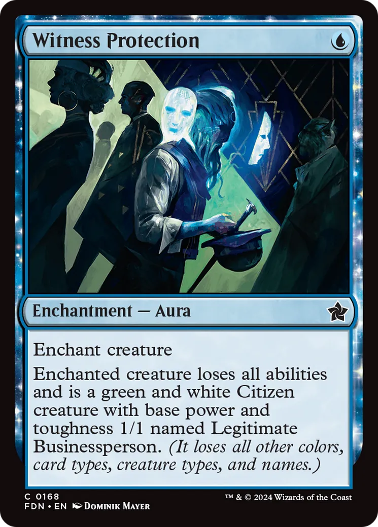 Protection de témoin — Foundations — Magic: The Gathering