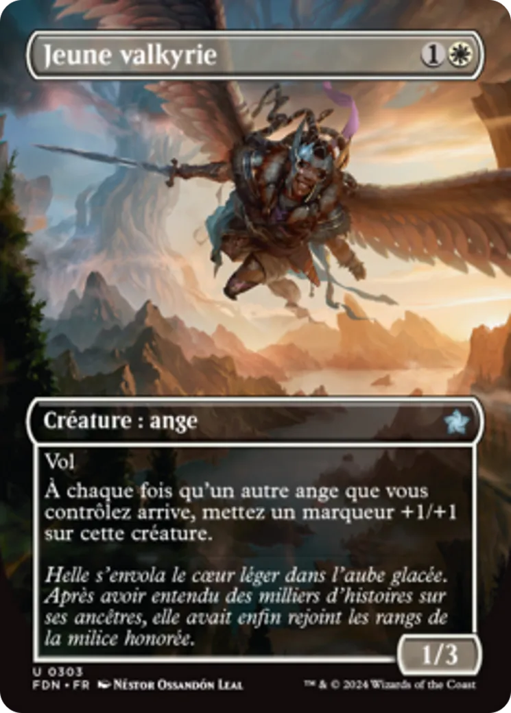 Jeune valkyrie — Foundations — Magic: The Gathering